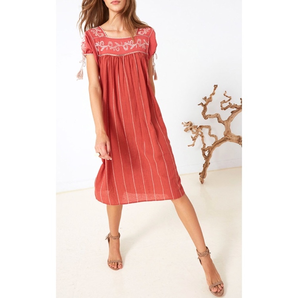Ulla Johnson violetta dress red
